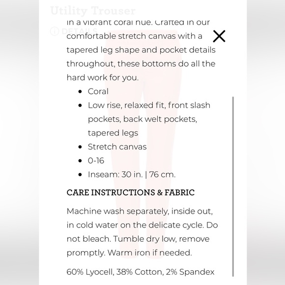 Cabi Utility Trouser - Picture 7 of 7